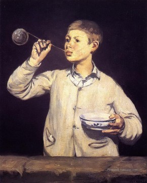 Édouard Manet œuvres - Garçon soufflant des bulles Édouard Manet
